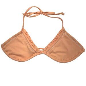 Victoria's Secret Ruffled Edge String Bikini Top (S)